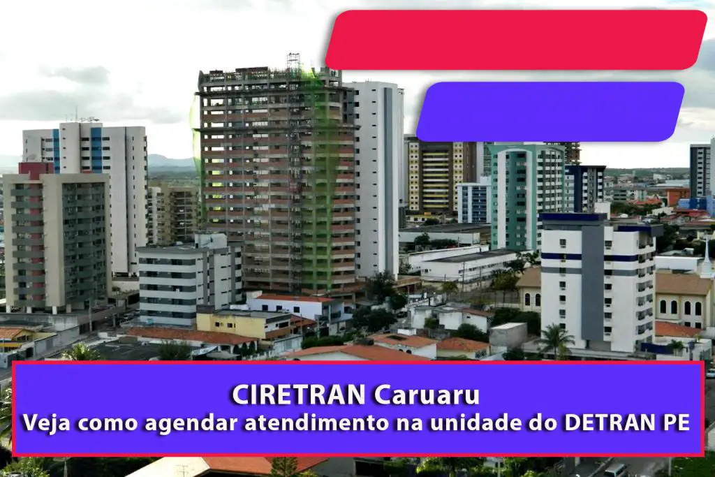 Em Caruaru, o Departamento Estadual de Trânsito de Pernambuco conta com uma Circunscrição Regional de Trânsito (CIRETRAN) além de duas outras unidades de atendimento.
