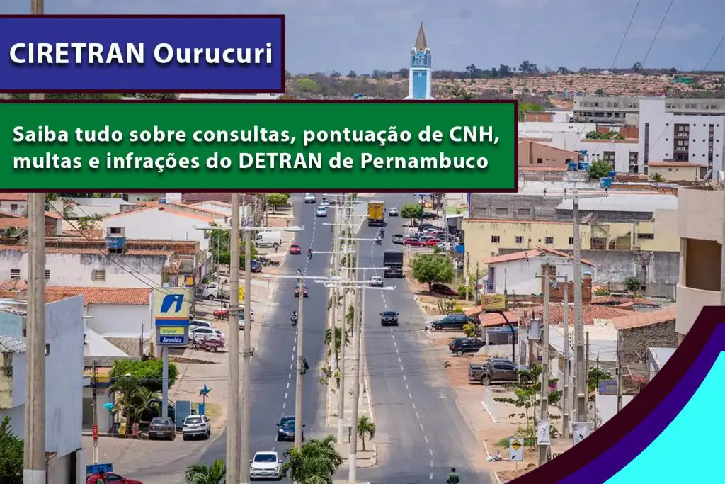  Você sabia que a 7ª Circunscrição Regional de Trânsito (CIRETRAN) de Ouricuri é o órgão responsável por descentralizar as atribuições do Departamento Estadual de Trânsito de Pernambuco?