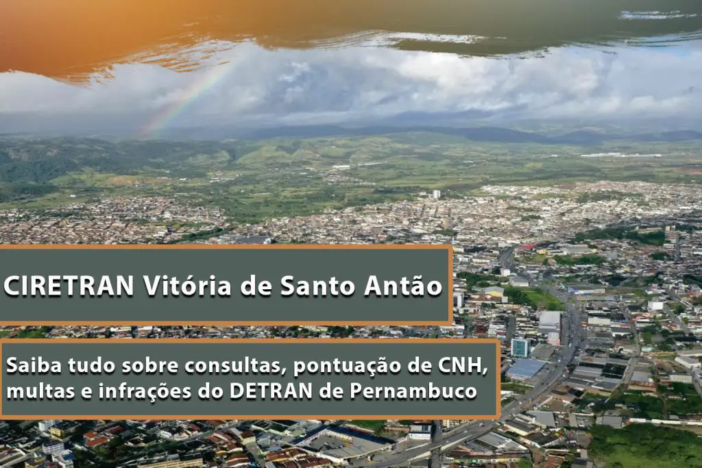 Os cidadãos habilitados de Vitória de Santo Antão contam com a 12ª Circunscrição Regional de Trânsito e uma unidade de atendimento disponível no Vitória Park Shopping.