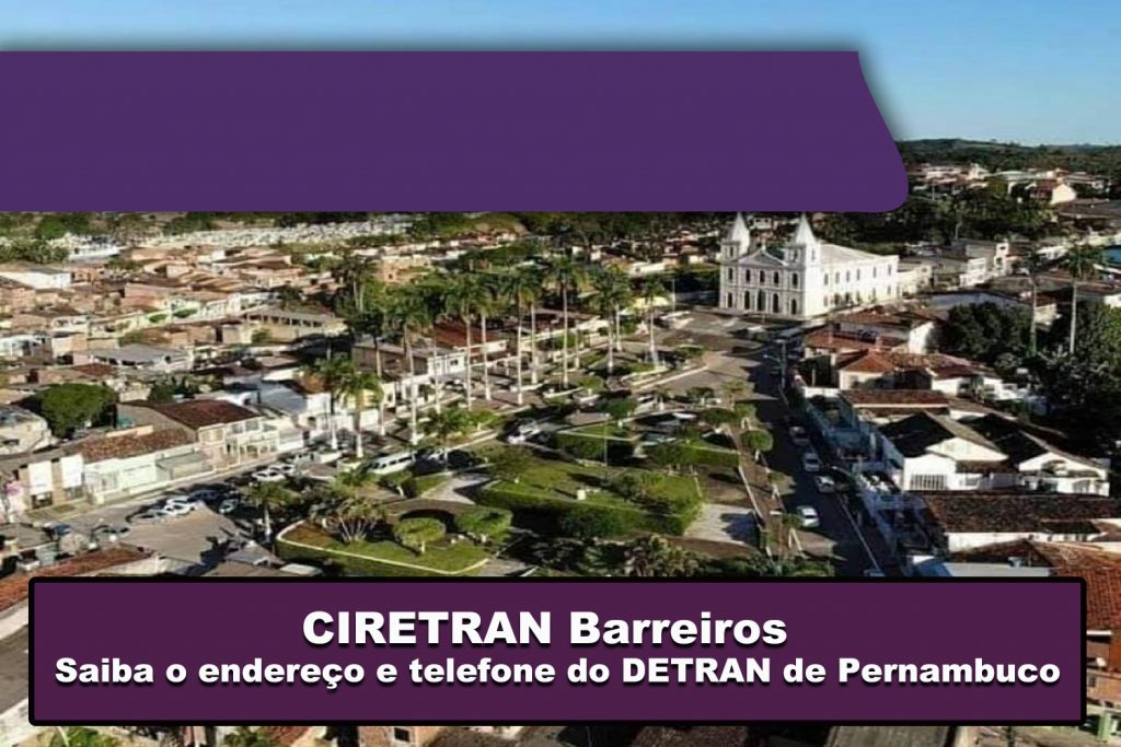 Veja neste post o endereço e telefone da 49ª Circunscrição Regional de Trânsito (CIRETRAN), órgão responsável por exercer as atribuições do Departamento Estadual de Trânsito de Pernambuco no município de Barreiros.