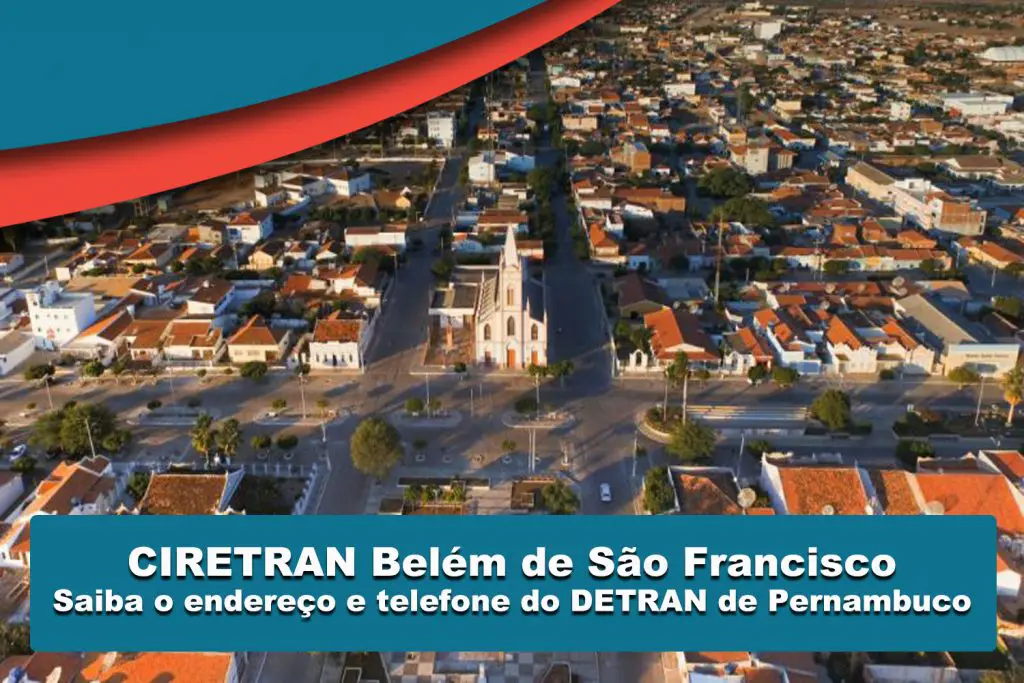 A 31ª Circunscrição Regional de Trânsito (CIRETRAN) do município de Belém de São Francisco atende às diversas solicitações dos cidadãos que precisam de serviços do Departamento Estadual de Trânsito de Pernambuco.