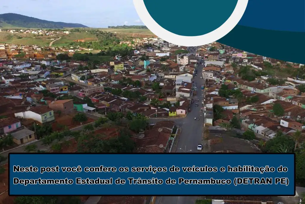 O Departamento Estadual de Trânsito de Pernambuco permite que o cidadão efetue online os serviços de emissão de multas, taxas de documentação, IPVA, pendências de documentação e situação atual de um veículo.